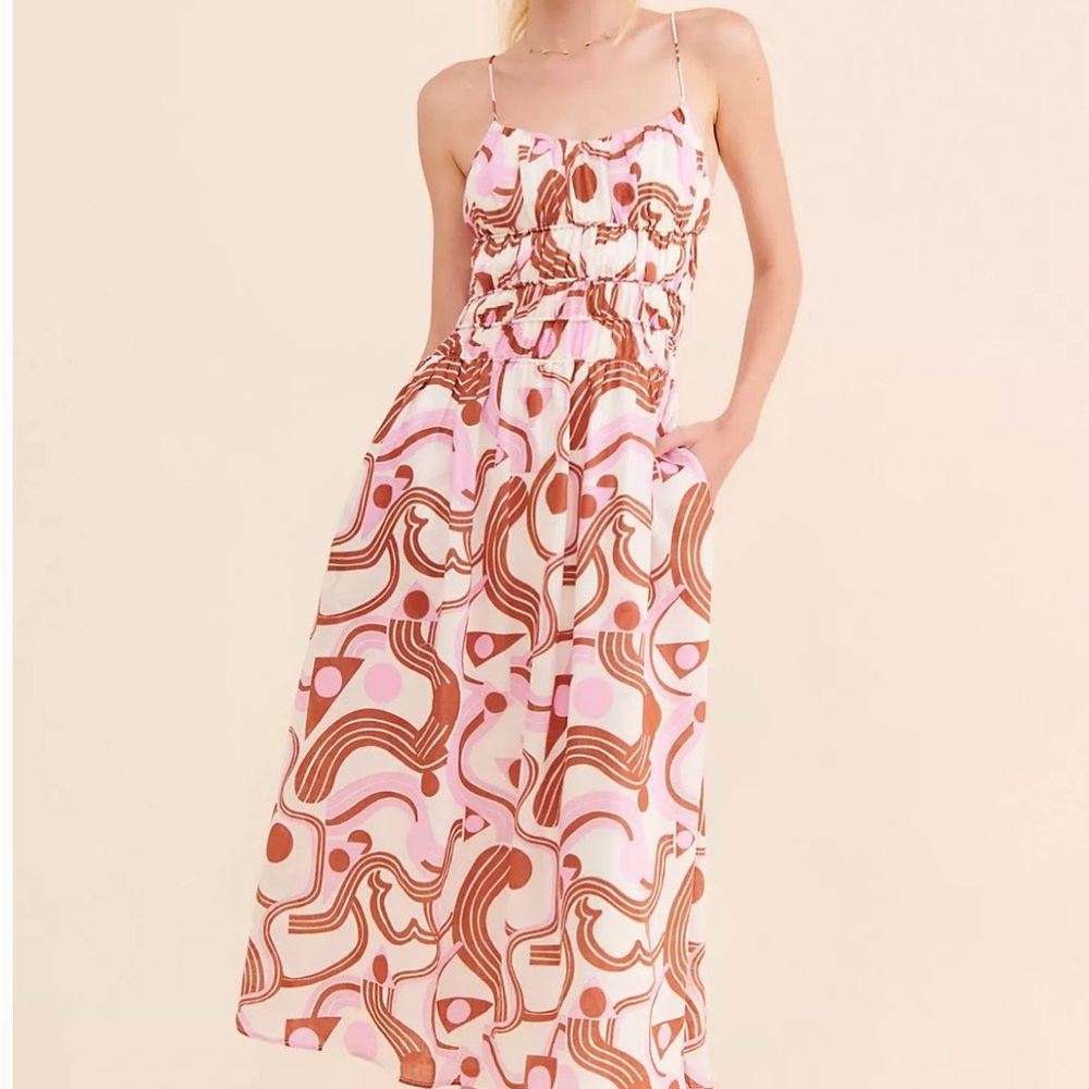 ASTR THE LABEL SUZY MIDI DRESS